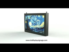 32 इंच थंडर प्रूफ आउटडोर डिजिटल साइनेज 1500cd/M2 चमक विज्ञापन 1920*1080 रिज़ॉल्यूशन